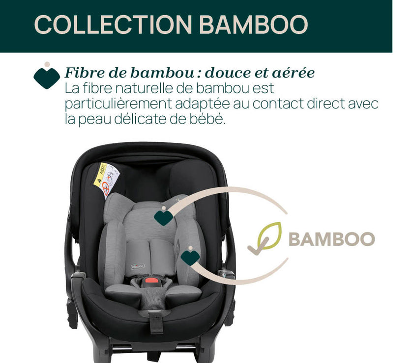 Siège-auto First-Seat Recline i-Size (40-87 cm) - Black Satin - Mode Bébé Claye