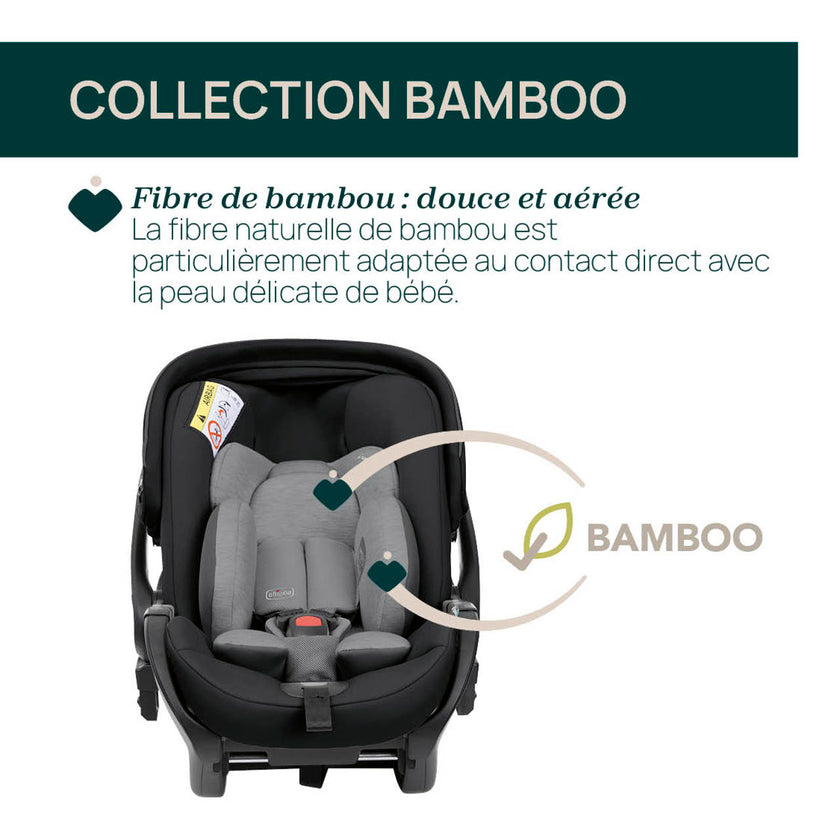 Siège-auto First-Seat Recline i-Size (40-87 cm) - Black Satin - Mode Bébé Claye