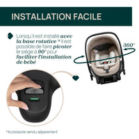 Siège-auto First-Seat Recline i-Size (40-87 cm) - Lunar Rock - Mode Bébé Claye