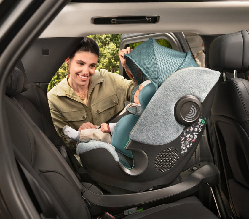 Siège-Auto Groupe 0+/1/2/3 Bi-Seat Air & Base Rotative 360 i-Size (40-150 cm) - Graphite - Mode Bébé Claye