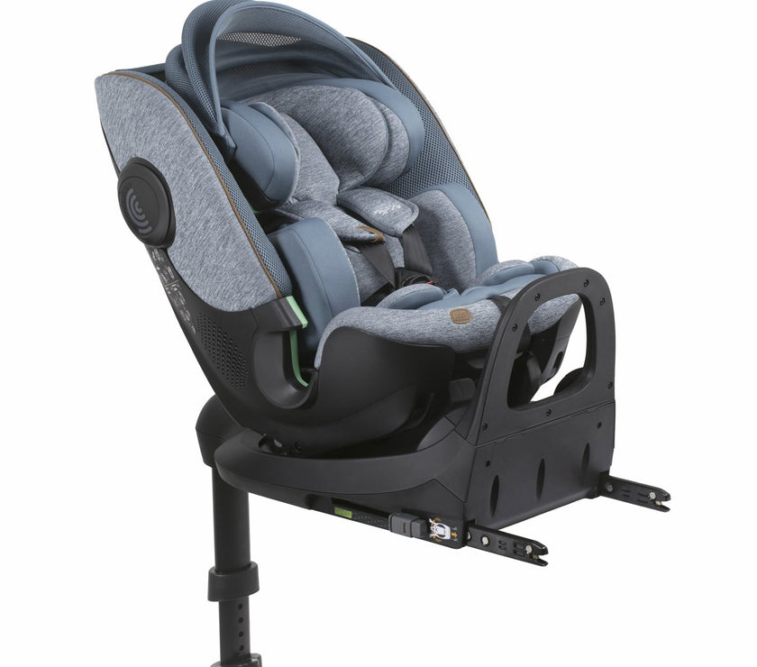 Siège-Auto Groupe 0+/1/2/3 Bi-Seat Air & Base Rotative 360 i-Size (40-150 cm) - Teal Blue - Mode Bébé Claye