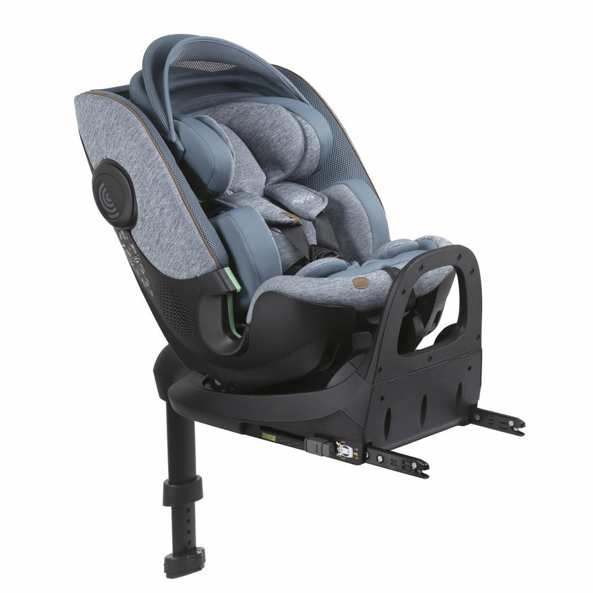 Siège-Auto Groupe 0+/1/2/3 Bi-Seat Air & Base Rotative 360 i-Size (40-150 cm) - Teal Blue - Mode Bébé Claye