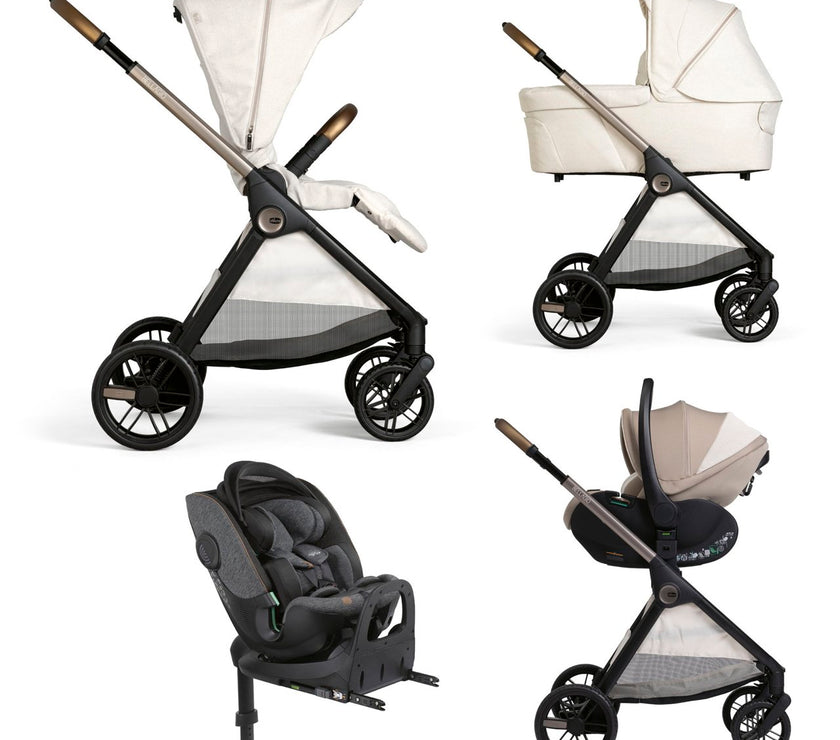 Solution complète Bellagio - First-Seat Recline i-Size et Bi-Seat avec base - Amber Glow - Mode Bébé Claye