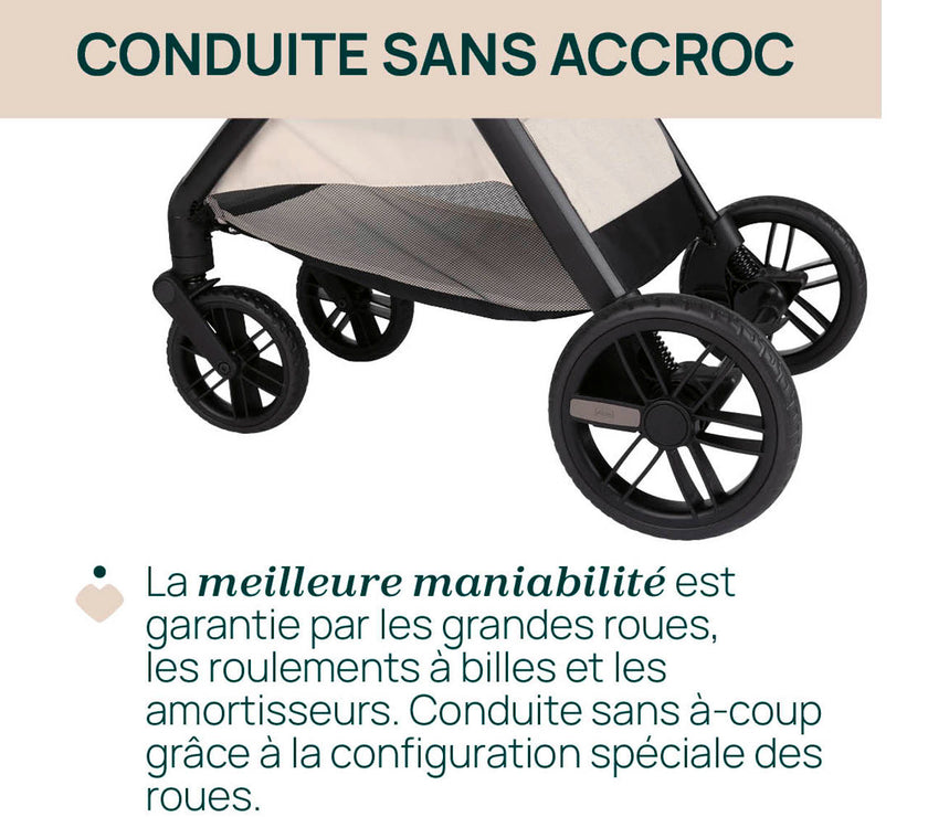 Solution complète Bellagio - First-Seat Recline i-Size et Bi-Seat avec base - Fir Tree - Mode Bébé Claye