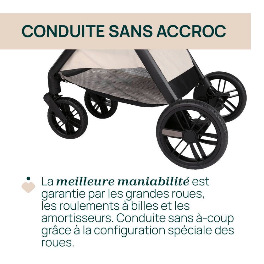Solution complète Bellagio - First-Seat Recline i-Size et Bi-Seat avec base - Fir Tree - Mode Bébé Claye
