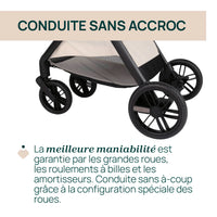 Solution complète Bellagio - First-Seat Recline i-Size et Bi-Seat avec base - Fir Tree - Mode Bébé Claye