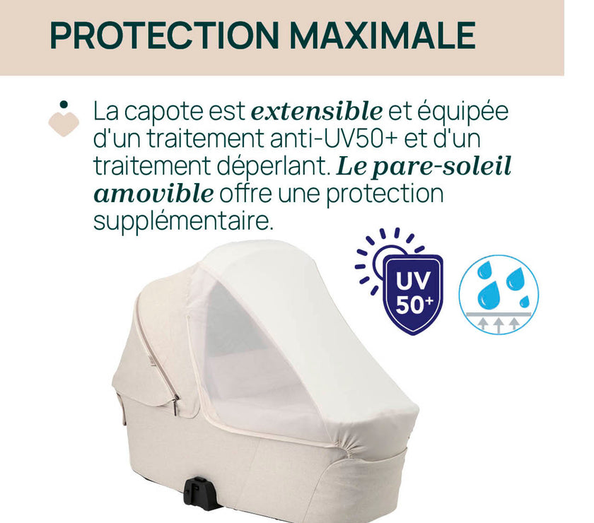 Solution complète Bellagio - First-Seat Recline i-Size et Bi-Seat avec base - Fir Tree - Mode Bébé Claye