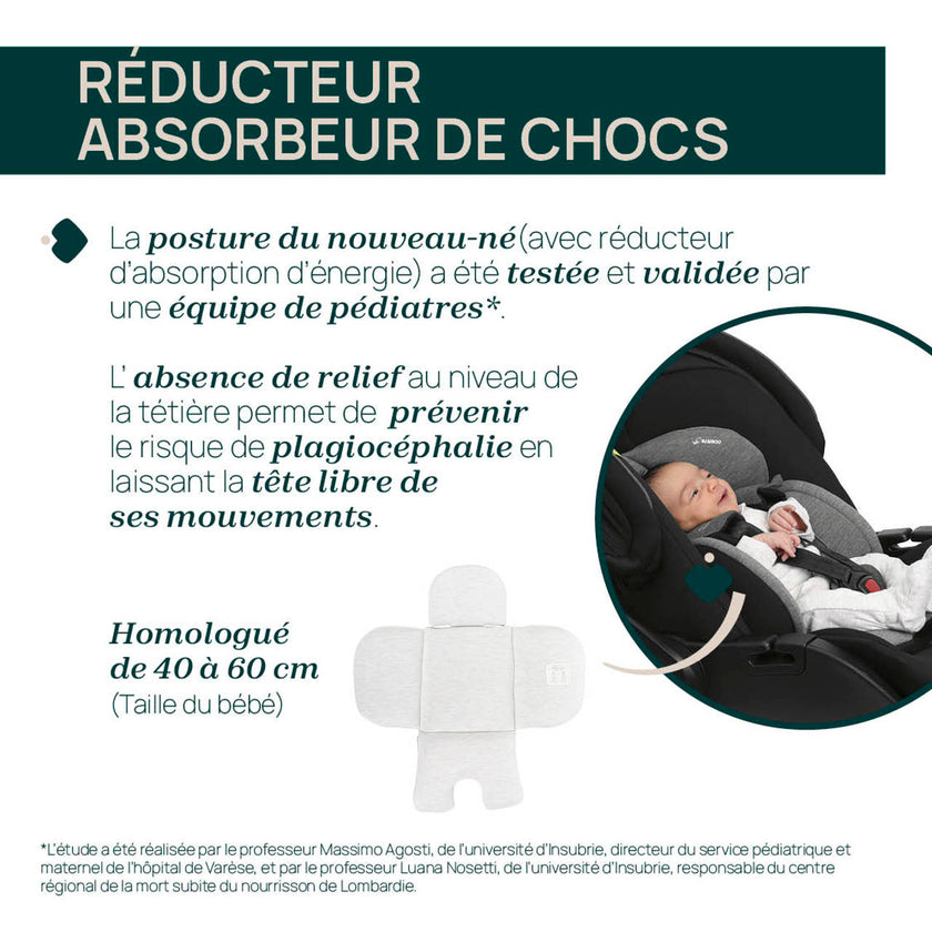 Solution complète Bellagio - First-Seat Recline i-Size et Bi-Seat avec base - Fir Tree - Mode Bébé Claye