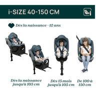 Solution complète Bellagio - First-Seat Recline i-Size et Bi-Seat avec base - Fir Tree - Mode Bébé Claye