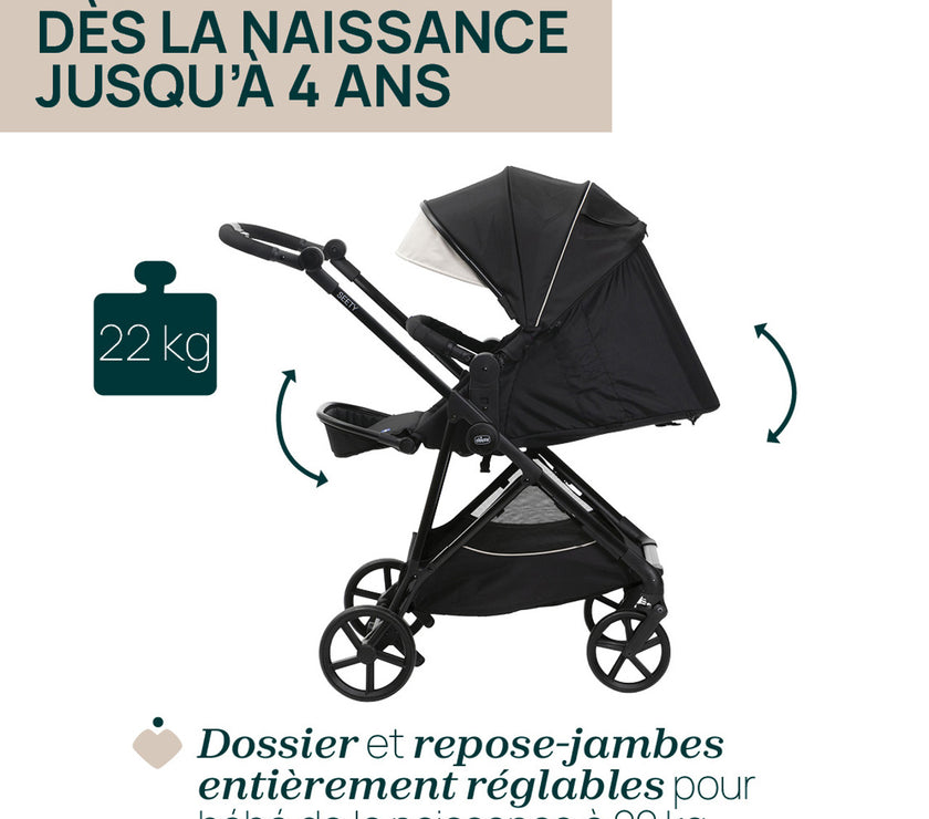 Poussette Trio Seety i-Size - Mode Bébé Claye