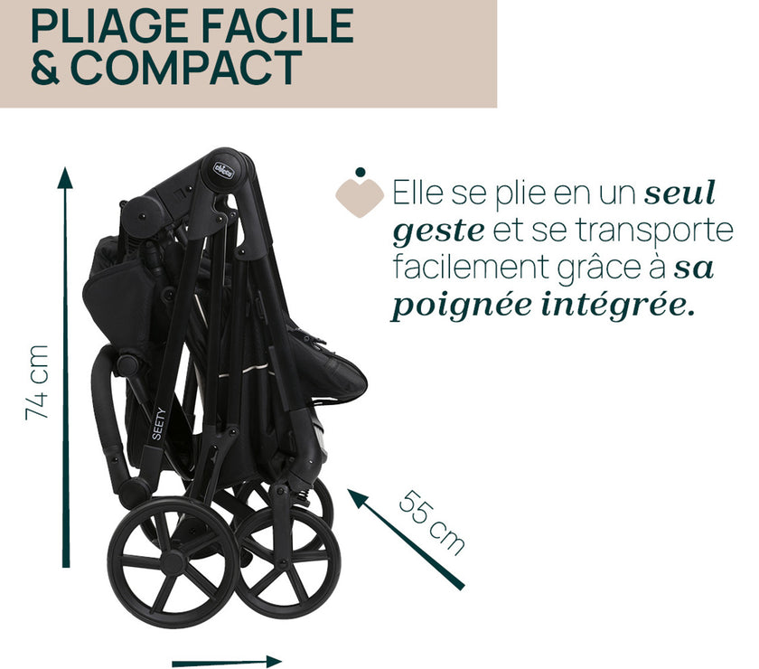 Poussette Trio Seety i-Size - Mode Bébé Claye