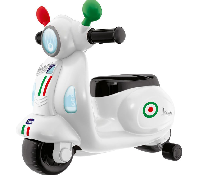 Porteur Scooter Vespa Blanc
