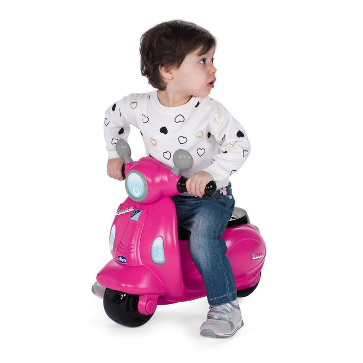 Porteur Scooter Vespa Rose