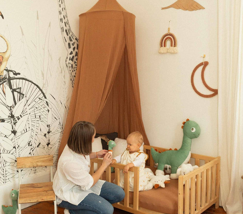 Beige Mosquito Net