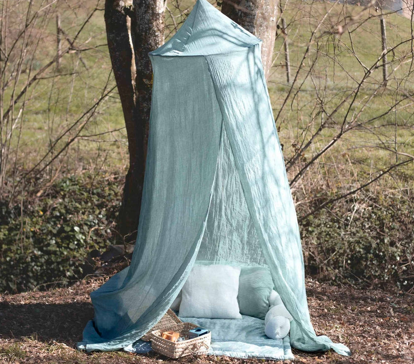Ciel de lit  245 cm -Sauge