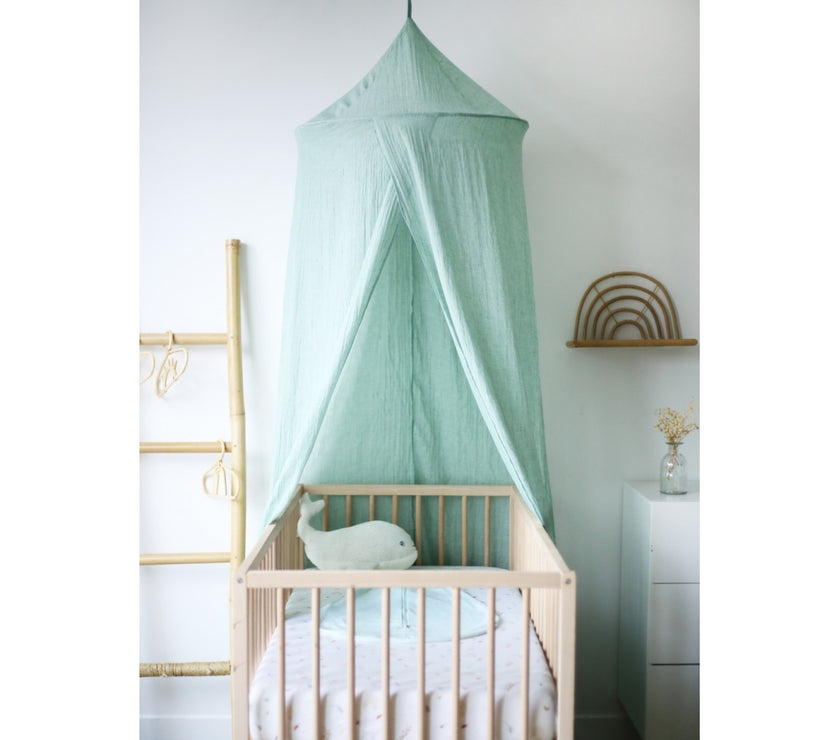 Ciel de lit  245 cm -Sauge