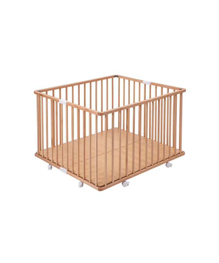 Parc bois pliant Gaby Bois naturel - Mode Bébé Claye
