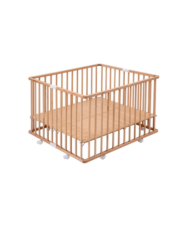 Parc bois pliant Gaby Bois naturel - Mode Bébé Claye