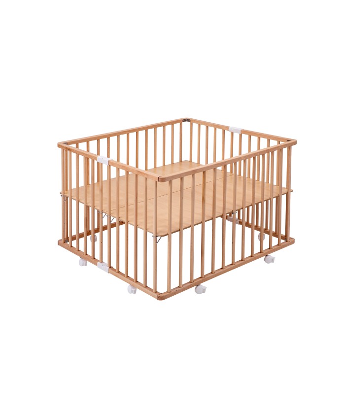 Parc bois pliant Gaby Bois naturel - Mode Bébé Claye