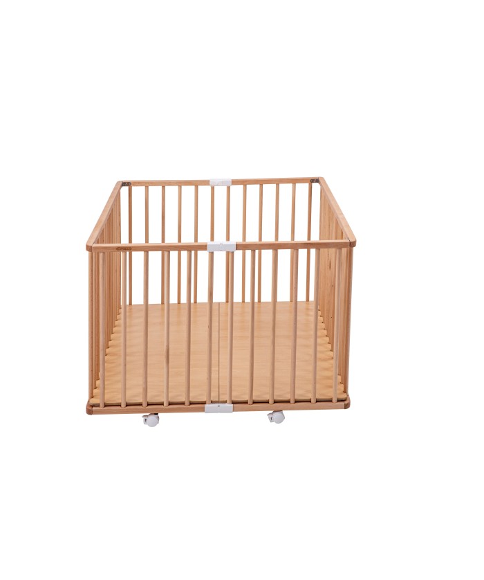 Parc bois pliant Gaby Bois naturel - Mode Bébé Claye