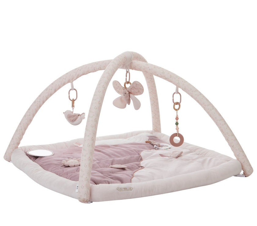 Tapis d'éveil avec arche - Rose - Mode Bébé Claye