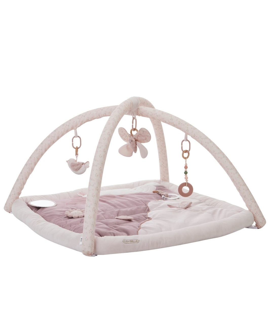 Tapis d'éveil avec arche - Rose - Mode Bébé Claye