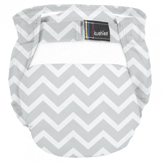 Kushies - Ultra-Lite Newborn (2-4kg) Herringbone Washable Diaper