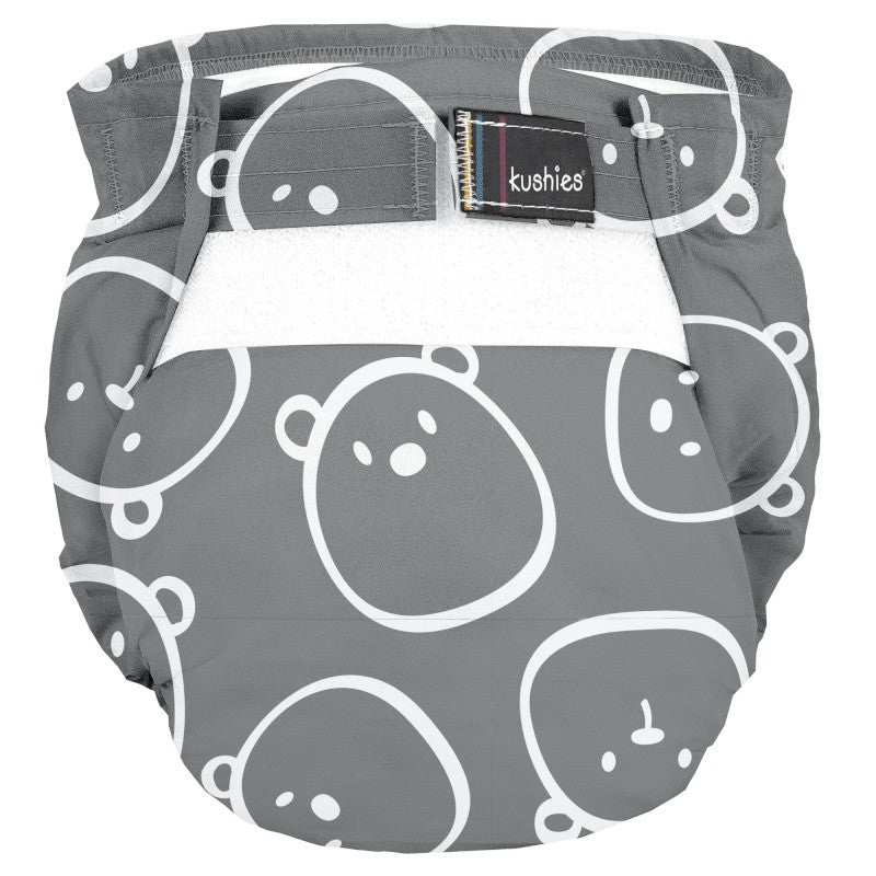 Kushies Lot de 5 couches lavables Ultra-Lite Bébé (4-10kg) - Ourson