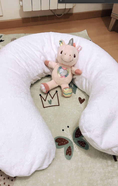 Coussin d’allaitement en Bouclette de Bambou