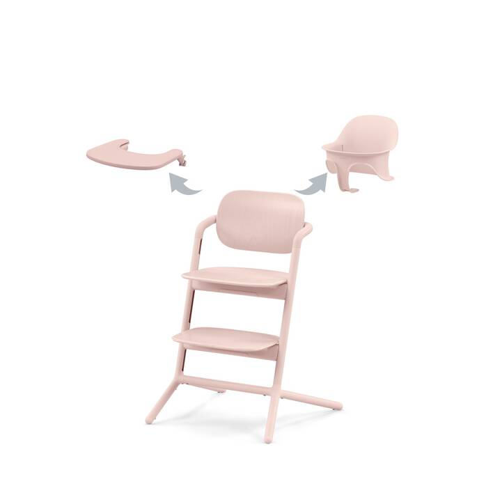 Lemo 3in1 High Chair - Pearl Pink