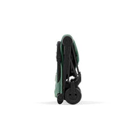 Coya Matt Black Leaf Green Kinderwagen