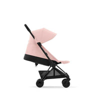 Coya Stroller Matt Black Peach Pink