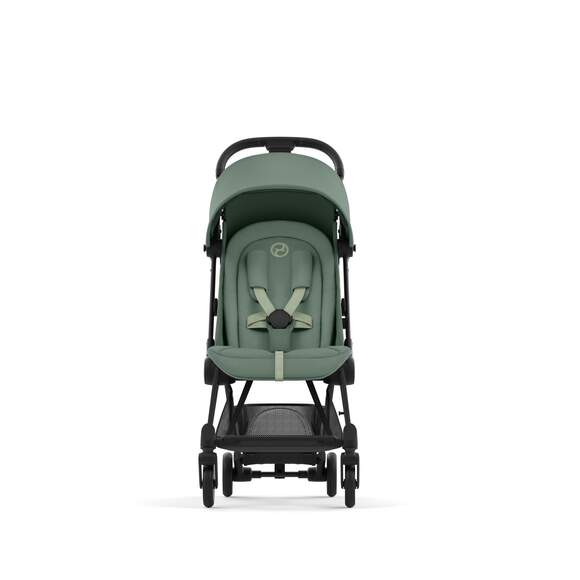 Poussette Coya Matt Black Leaf Green