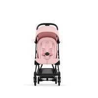 Coya Stroller Matt Black Peach Pink