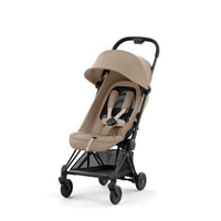 Poussette Coya Matt Black Cozy Beige