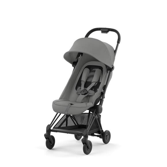 Poussette Coya Matt Black Mirage Grey