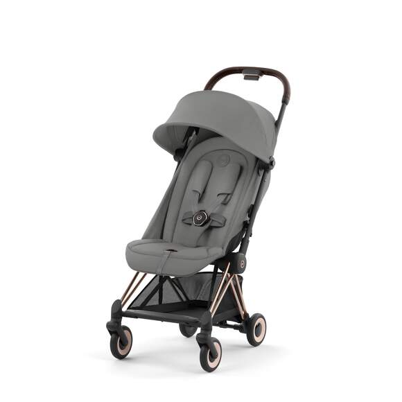 Coya Rosegold Mirage Grey Kinderwagen