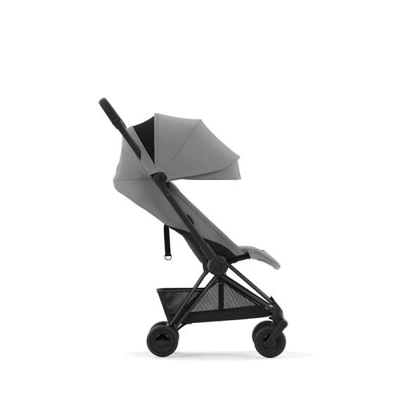 Poussette Coya Matt Black Mirage Grey