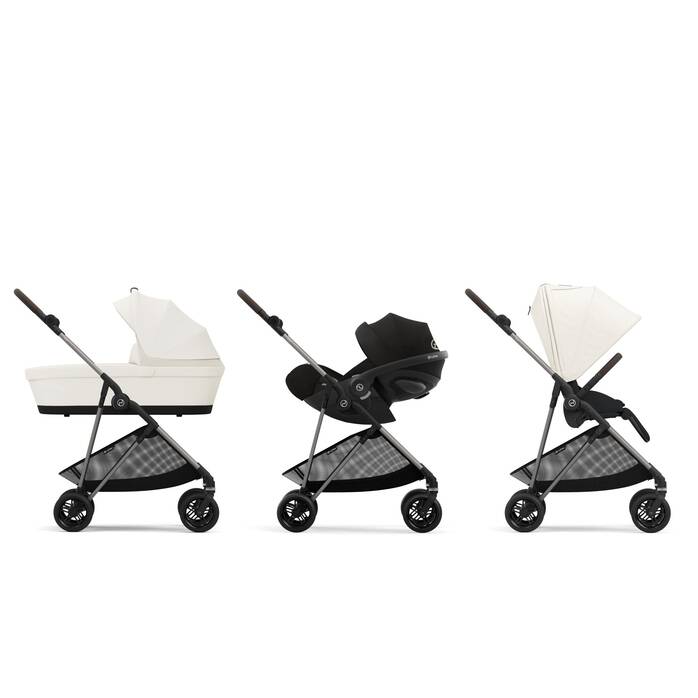 Poussette Melio Canvas White