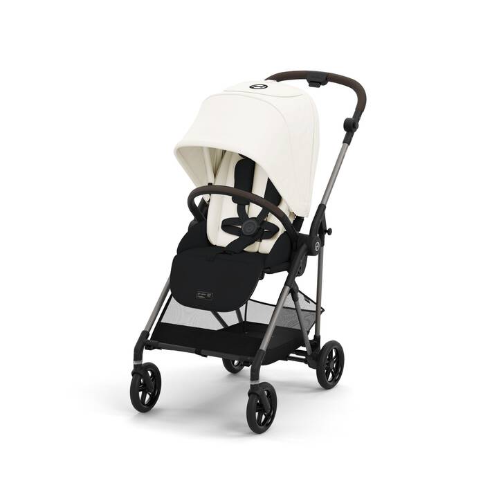 Poussette Melio Canvas White
