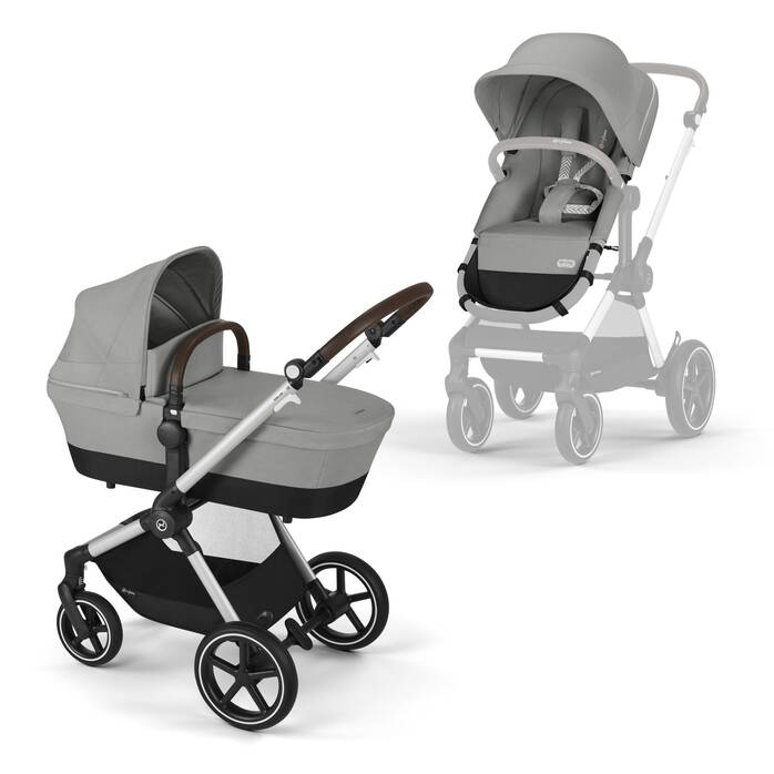 Cybex Poussette 2-en-1 Eos Lux - Stone Grey