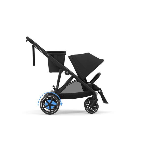 Poussette Double Cybex e-Gazelle S - Moon Black