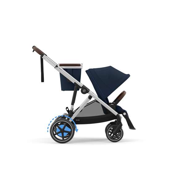 Poussette Double Cybex e-Gazelle S - Ocean Blue