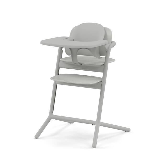 Chaise Haute Lemo 4en1 - Suede Grey - Mode Bébé Claye