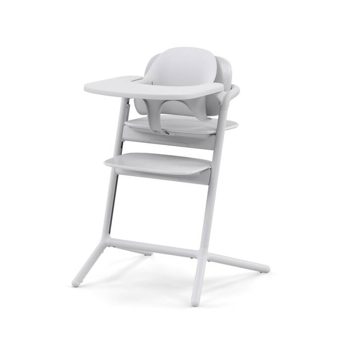 Chaise Haute Lemo 4en1 - All White - Mode Bébé Claye
