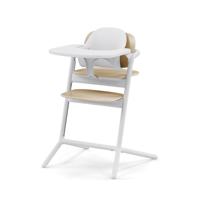 Chaise Haute Lemo 4en1 - Sand White - Mode Bébé Claye