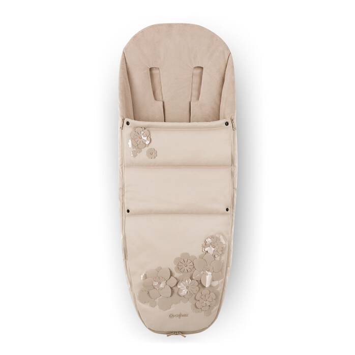Chancelière Platinum Simply Flowers Mid Beige - Mode Bébé Claye