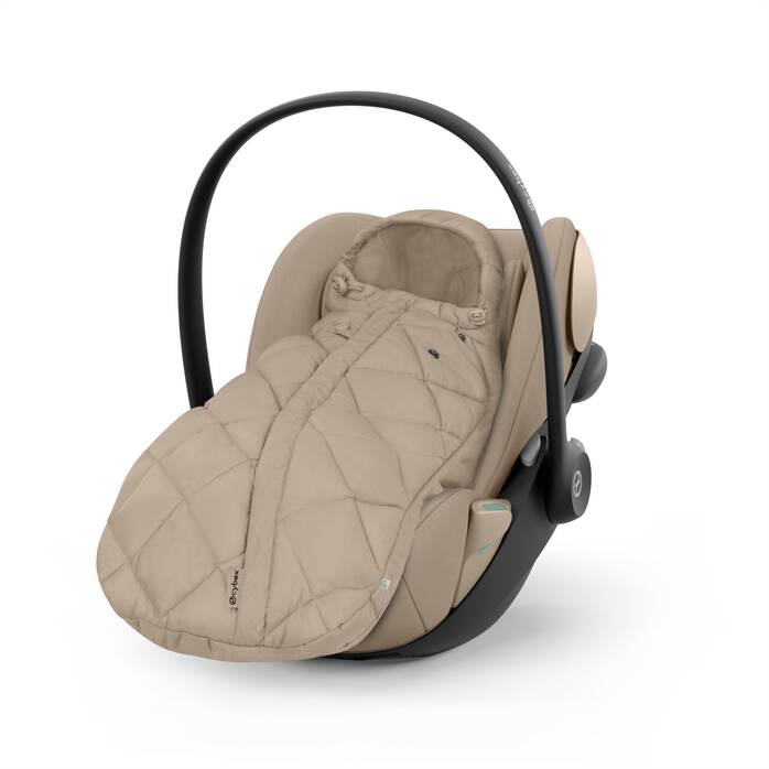 Chancelière Universelle pour Siège Auto Snogga Mini 2 Almond Beig - Mode Bébé Claye
