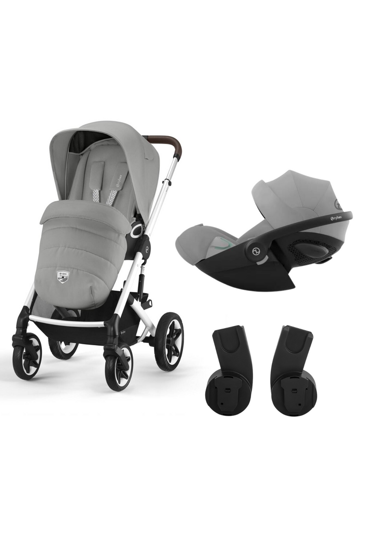 Cybex-Duo Naissance Tout-Terrain Talos S Lux + Cloud G i-Size – Gris - CYBEX - Mode Bébé Claye