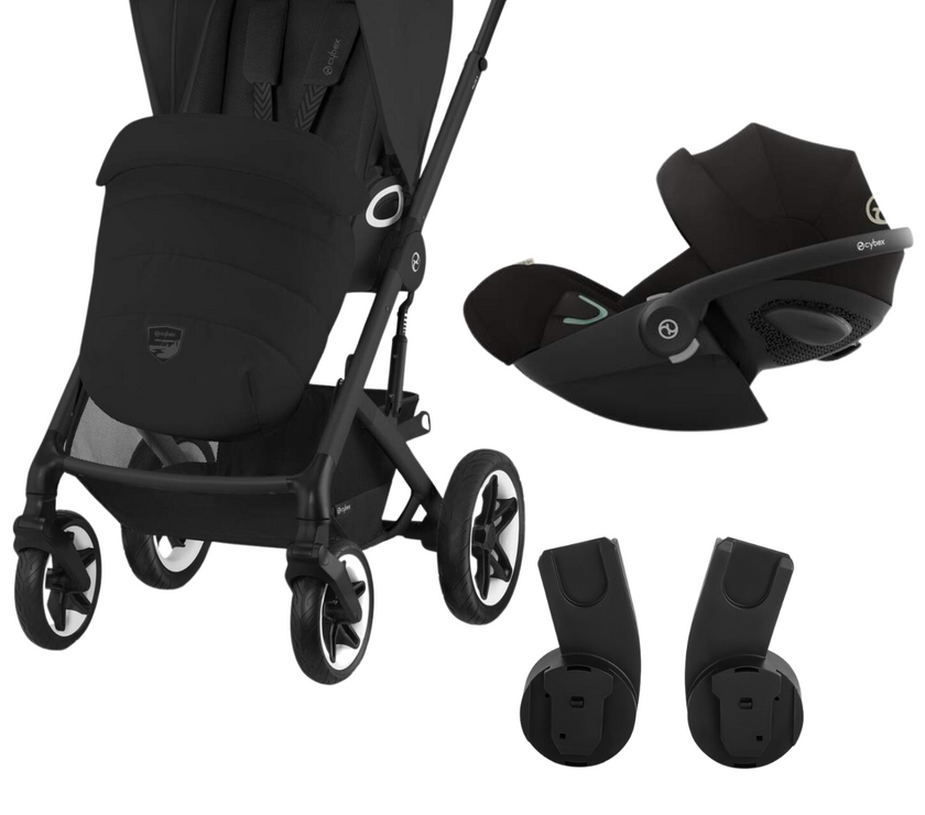 Cybex-Duo Naissance Tout-Terrain Talos S Lux + Cloud G i-Size – Noir - CYBEX - Mode Bébé Claye